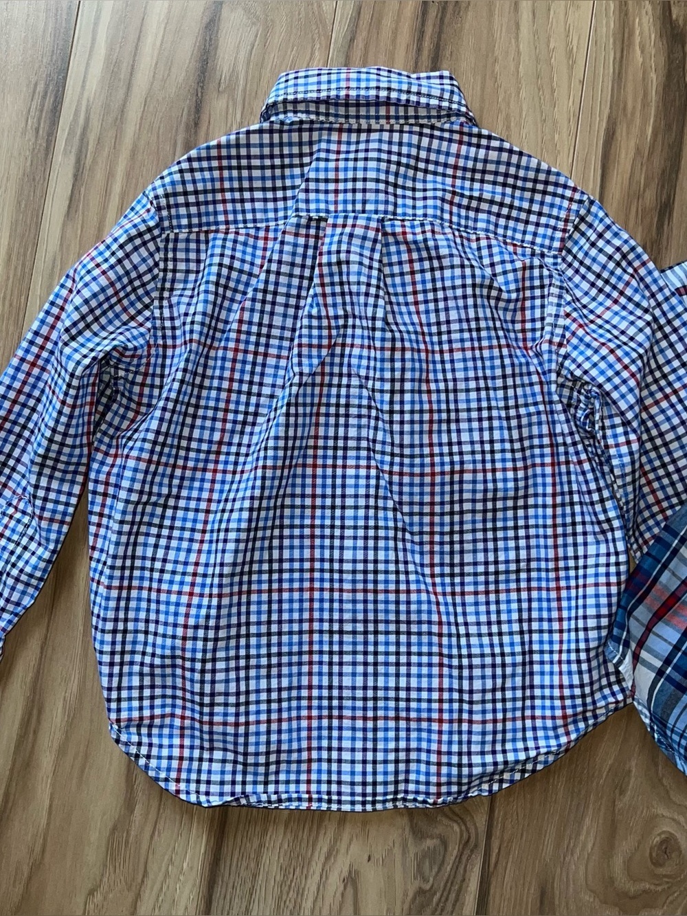 Ralph Lauren Toddler Boys Plaid Button Up Dress Shirt Bundle 2T Blue Pony Logo - Picture 5 of 9